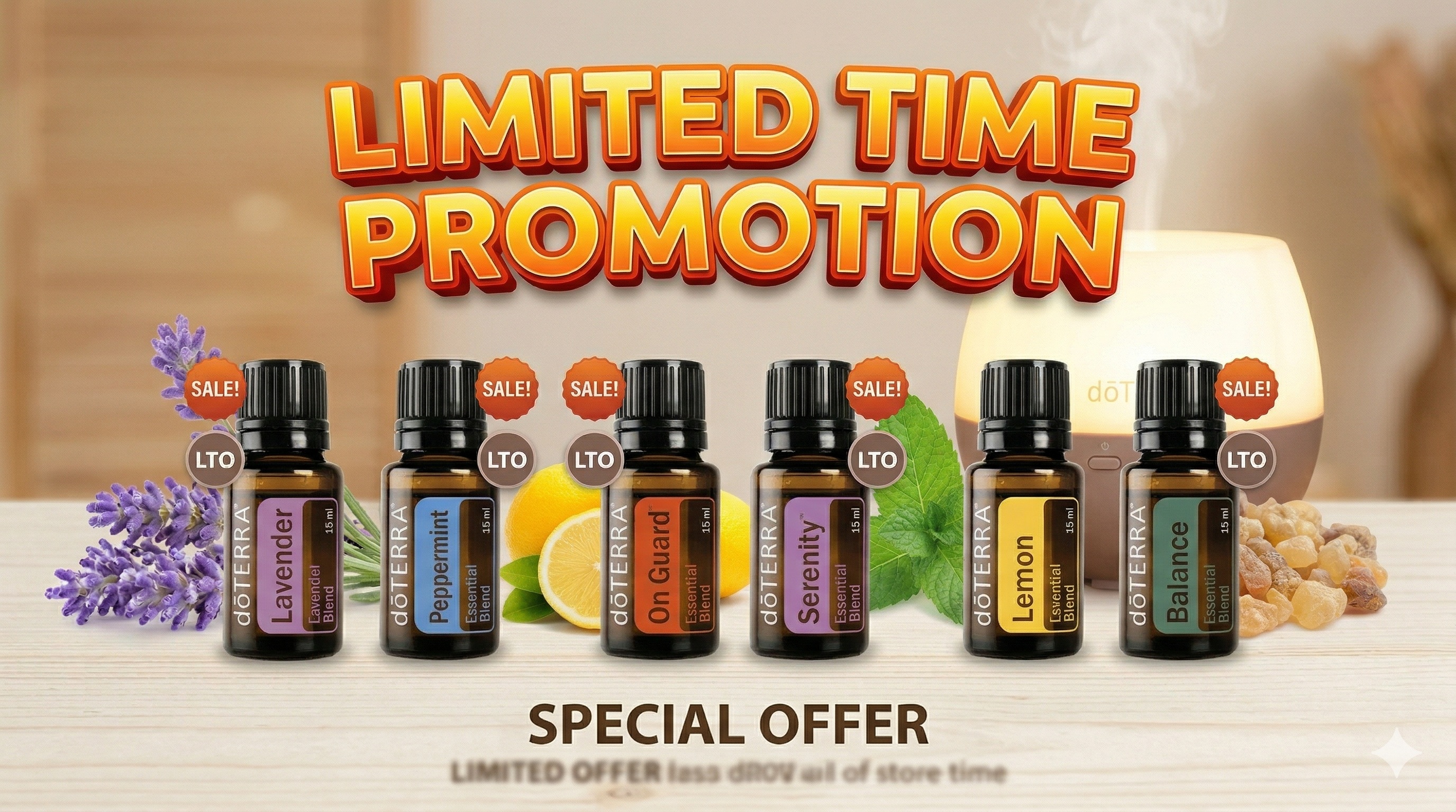 dōTERRA Essential Oil - 限时促销